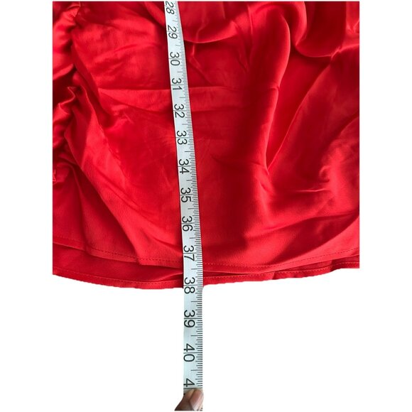 Future Collective  Rosette Mini Dress  Floral Ruched V Neck Whimsigoth Sz 4 NWOT - Picture 7 of 13